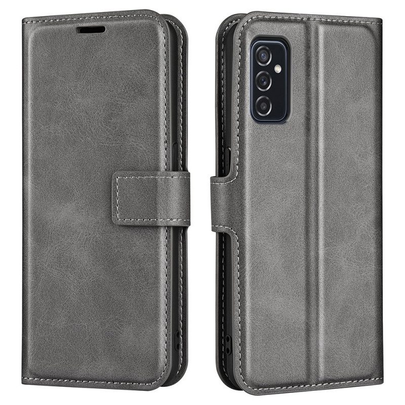 Bescherming Hoesje voor Samsung Galaxy M52 5G Folio-hoesje Elegant Leer