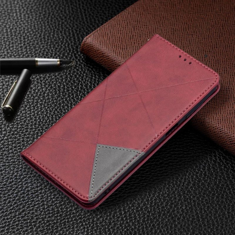 Bescherming Hoesje voor Samsung Galaxy M52 5G Folio-hoesje Patroon Van Imitatieleer