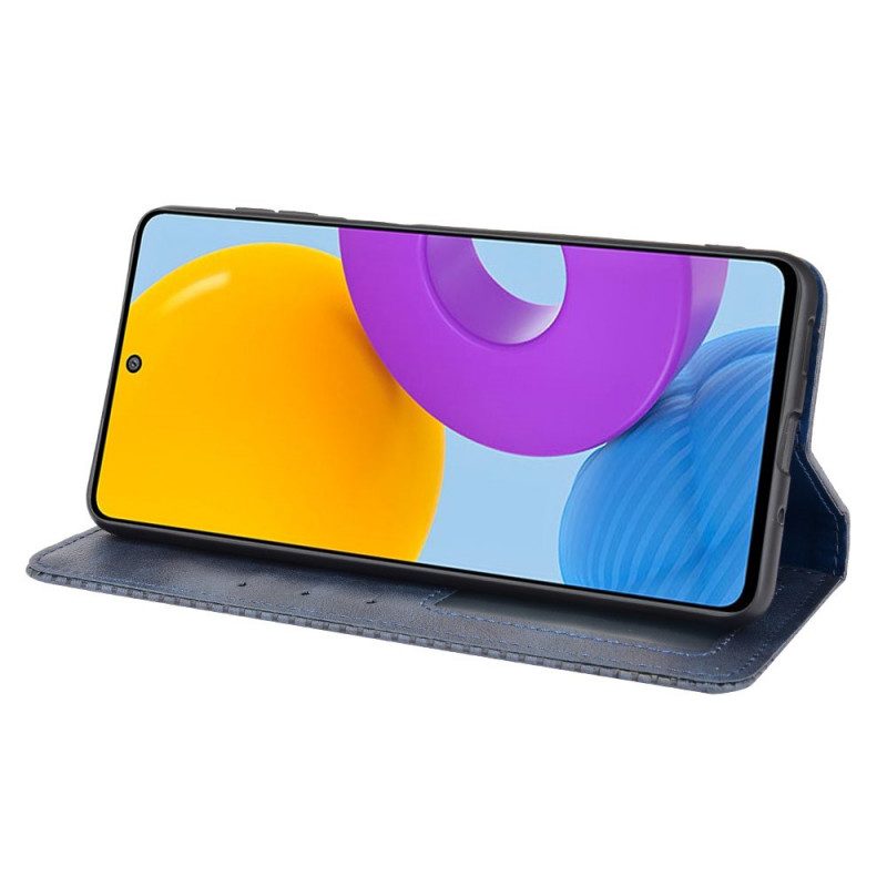 Bescherming Hoesje voor Samsung Galaxy M52 5G Folio-hoesje Zacht Kunstleer