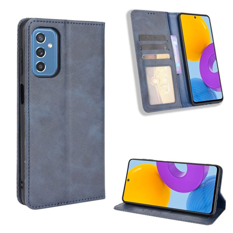 Bescherming Hoesje voor Samsung Galaxy M52 5G Folio-hoesje Zacht Kunstleer