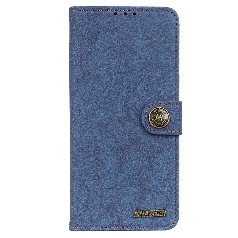 Folio-hoesje voor Samsung Galaxy M52 5G Khazneh Retro Splitleer