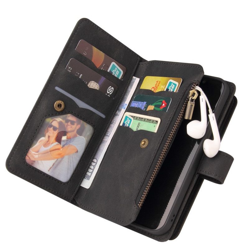 Folio-hoesje voor Samsung Galaxy M52 5G Met Ketting Lanyard Portemonnee