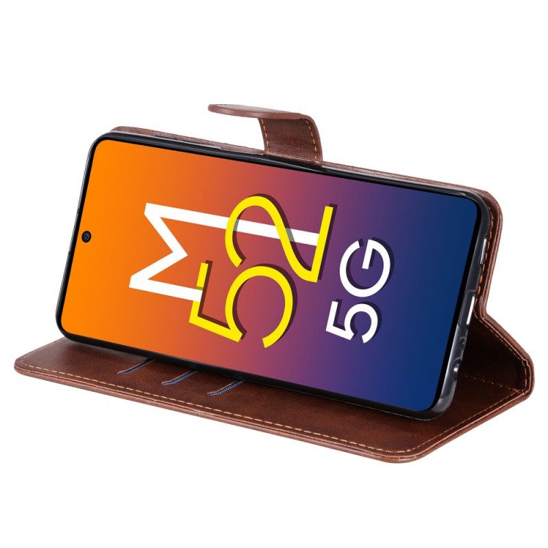 Folio-hoesje voor Samsung Galaxy M52 5G Rits