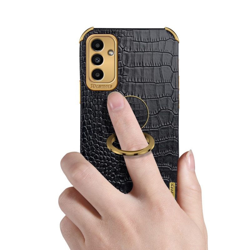 Hoesje voor Samsung Galaxy M52 5G Krokodillen Ring