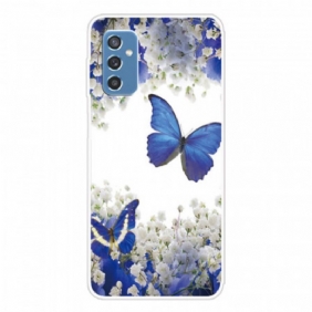 Hoesje voor Samsung Galaxy M52 5G Mystieke Vlinder