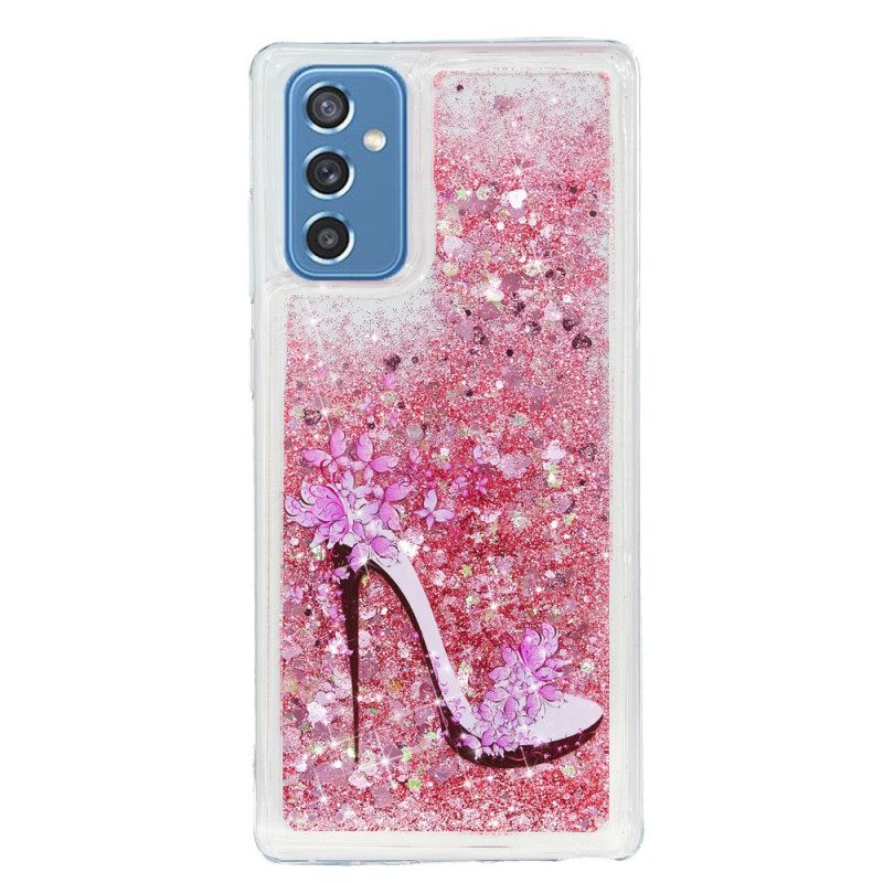 Hoesje voor Samsung Galaxy M52 5G Sprankelende Glitters