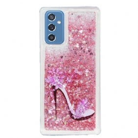 Hoesje voor Samsung Galaxy M52 5G Sprankelende Glitters