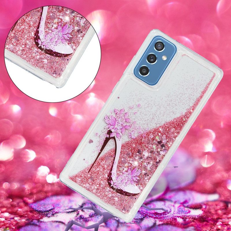 Hoesje voor Samsung Galaxy M52 5G Sprankelende Glitters