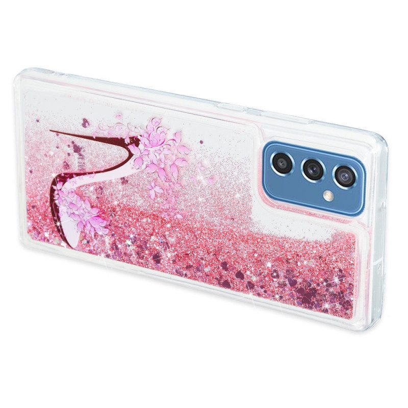 Hoesje voor Samsung Galaxy M52 5G Sprankelende Glitters