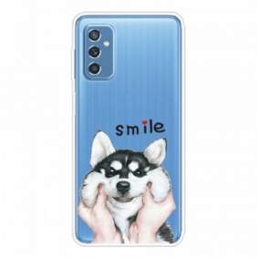 Telefoonhoesje voor Samsung Galaxy M52 5G Wolf Knuffel