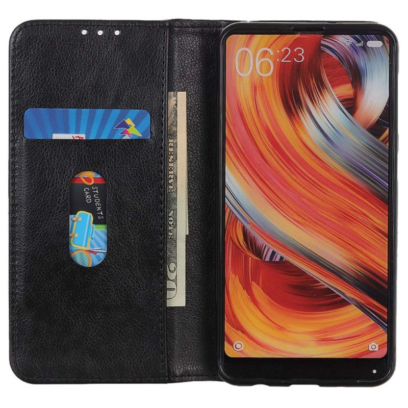 Bescherming Hoesje voor iPhone 14 Folio-hoesje Stijlvol Splitleer