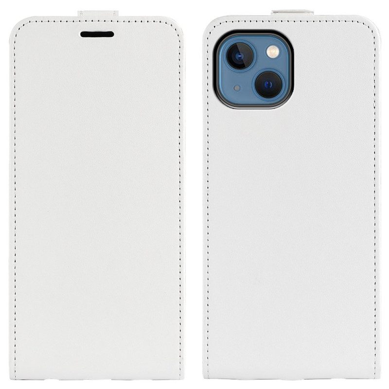 Folio-hoesje voor iPhone 14 Flip Case Verticale Flap Leer Effect