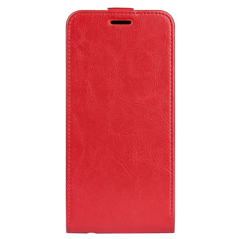 Folio-hoesje voor iPhone 14 Flip Case Verticale Flap Leer Effect