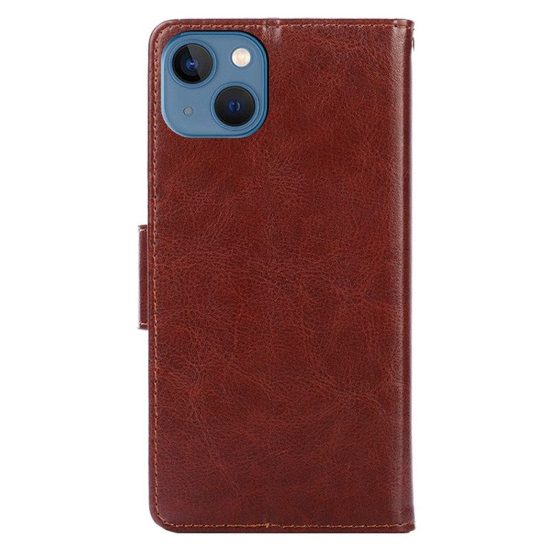 Folio-hoesje voor iPhone 14 Vintage