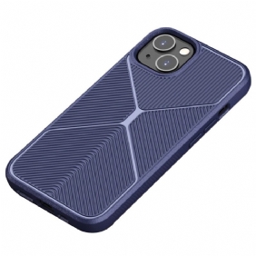 Hoesje voor iPhone 14 Antislip X-ontwerp