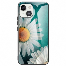 Hoesje voor iPhone 14 Bloemen Van Gehard Glas