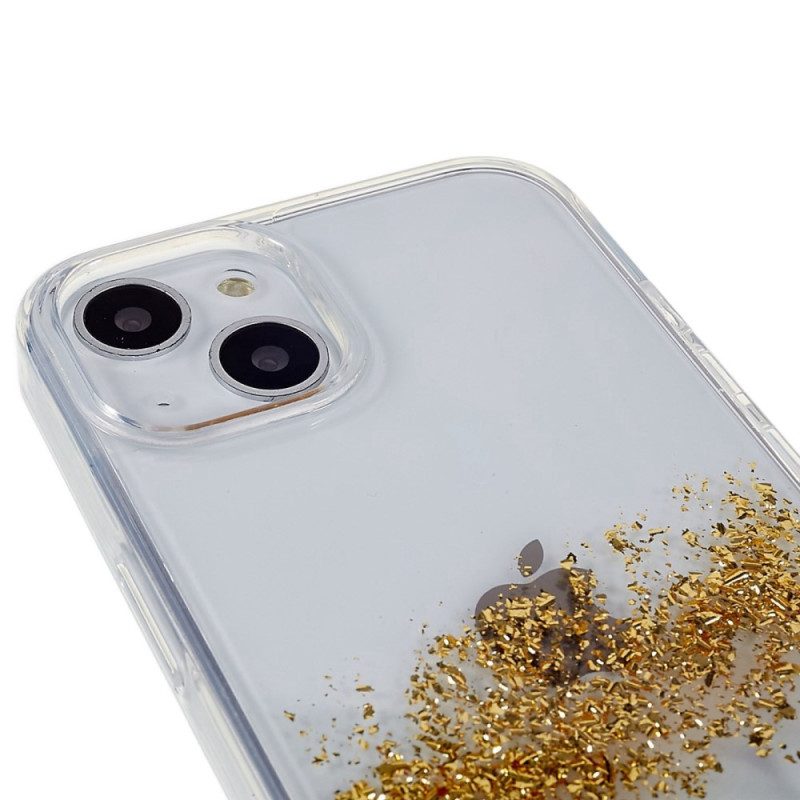 Hoesje voor iPhone 14 Glitter Kunst