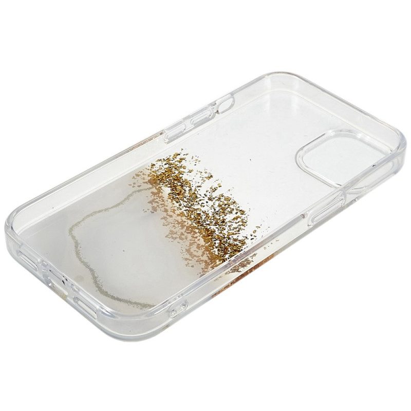 Hoesje voor iPhone 14 Glitter Kunst