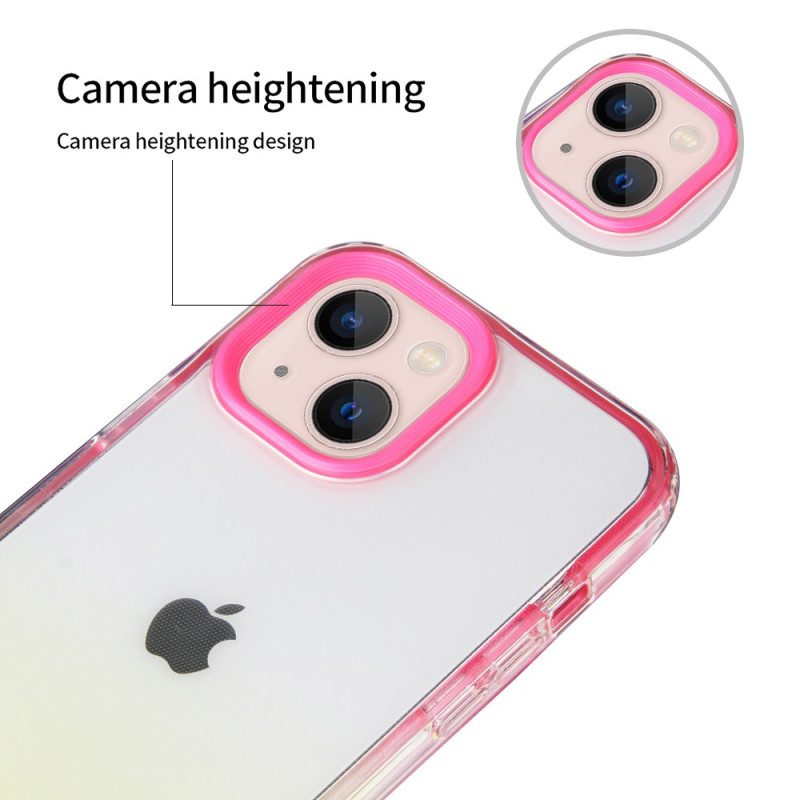 Hoesje voor iPhone 14 Overgangskleur