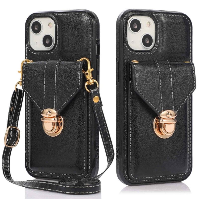 Hoesje voor iPhone 14 Portemonnee Crossbody-portemonnee