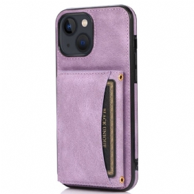 Hoesje voor iPhone 14 Portemonnee Leren Wallet-ondersteuning