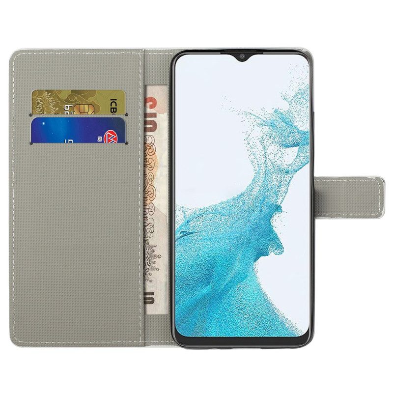 Flip Case voor Samsung Galaxy A32 5G Paar Uilen