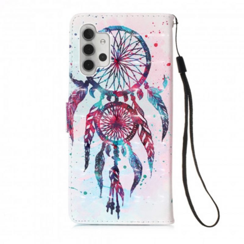 Folio-hoesje voor Samsung Galaxy A32 5G Aquarel Dromenvanger