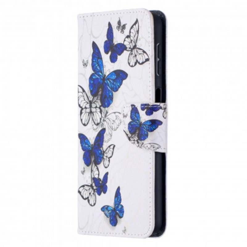 Folio-hoesje voor Samsung Galaxy A32 5G Aquarel Vlinders