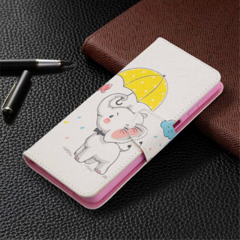 Folio-hoesje voor Samsung Galaxy A32 5G Baby Olifant