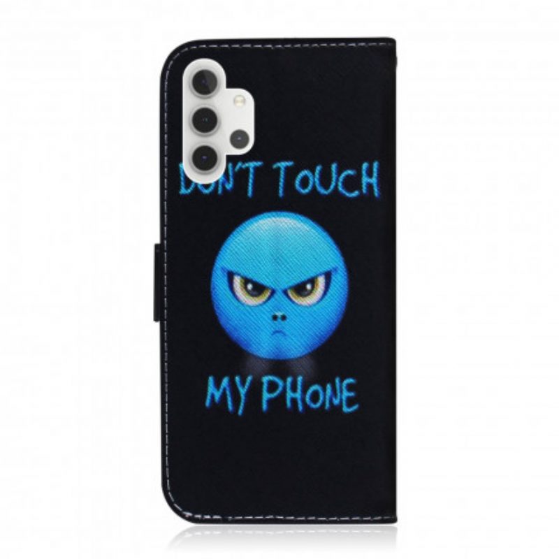 Folio-hoesje voor Samsung Galaxy A32 5G Emoji-telefoon