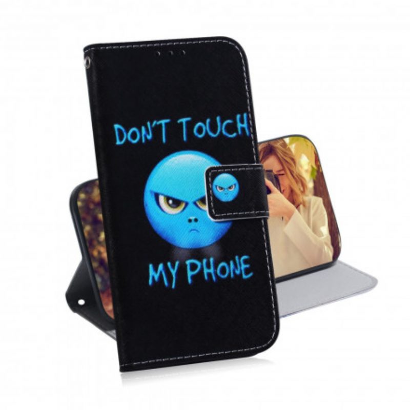 Folio-hoesje voor Samsung Galaxy A32 5G Emoji-telefoon