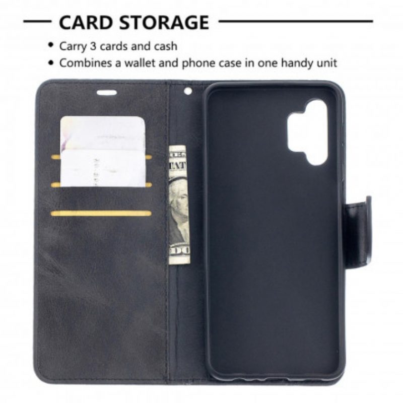 Folio-hoesje voor Samsung Galaxy A32 5G Flip Case Gladde Flap Schuin