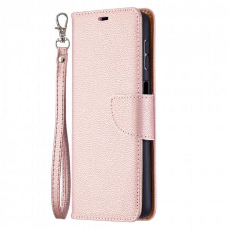 Folio-hoesje voor Samsung Galaxy A32 5G Flip Case Lychee Rabat Schuin