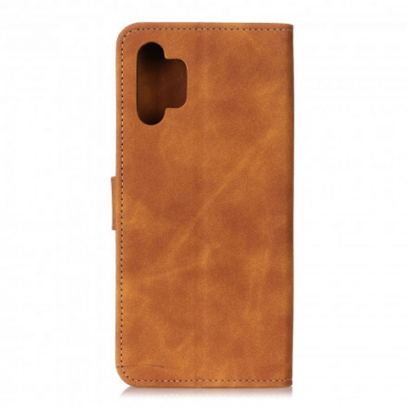 Folio-hoesje voor Samsung Galaxy A32 5G Khazneh Vintage Leereffect