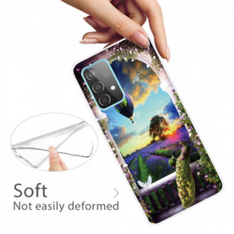 Hoesje voor Samsung Galaxy A32 5G Flexibele Heteluchtballon