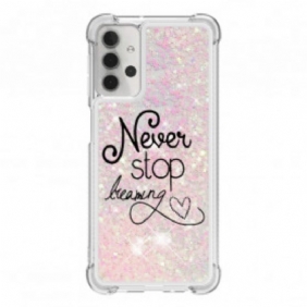 Hoesje voor Samsung Galaxy A32 5G Glitter Boom