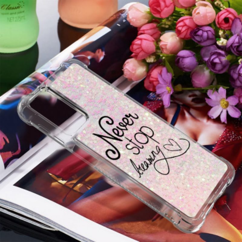 Hoesje voor Samsung Galaxy A32 5G Glitter Boom