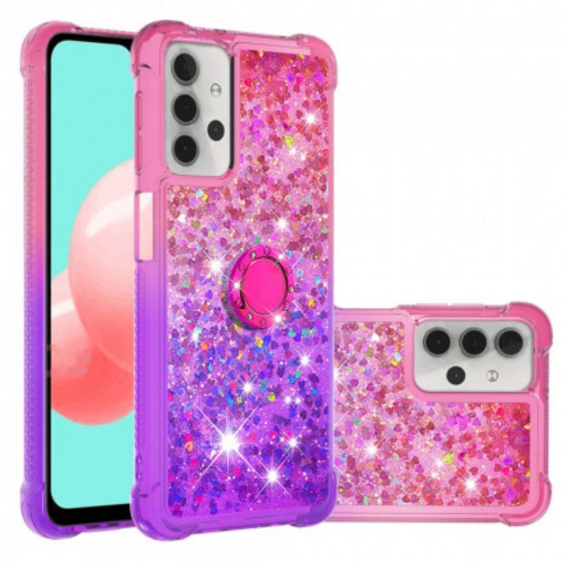 Hoesje voor Samsung Galaxy A32 5G Glitter Ringbeugel