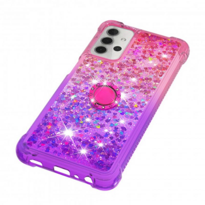 Hoesje voor Samsung Galaxy A32 5G Glitter Ringbeugel