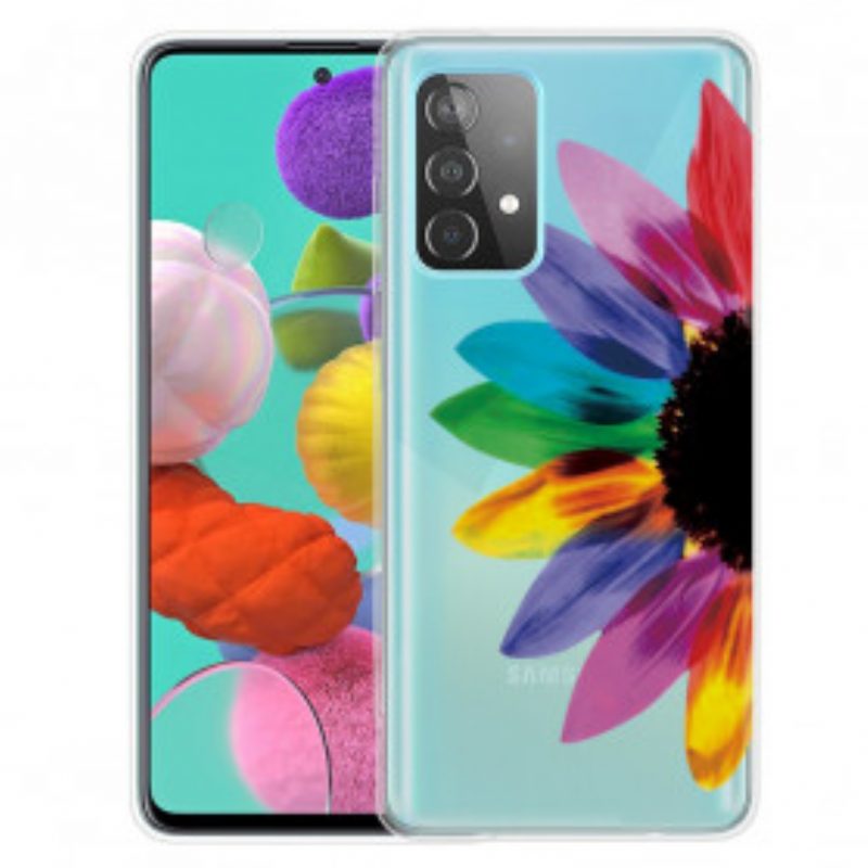 Hoesje voor Samsung Galaxy A32 5G Kleurrijke Bloem