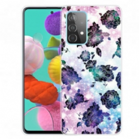 Hoesje voor Samsung Galaxy A32 5G Kleurrijke Uitstekende Bloemen