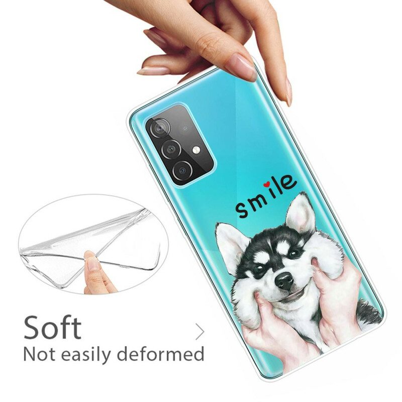 Hoesje voor Samsung Galaxy A32 5G Lach Hond