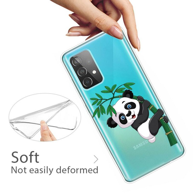 Hoesje voor Samsung Galaxy A32 5G Panda Op Bamboe