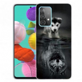 Hoesje voor Samsung Galaxy A32 5G Puppy-droom