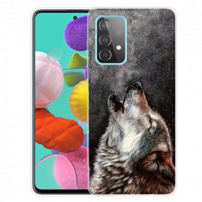 Hoesje voor Samsung Galaxy A32 5G Sublieme Wolf