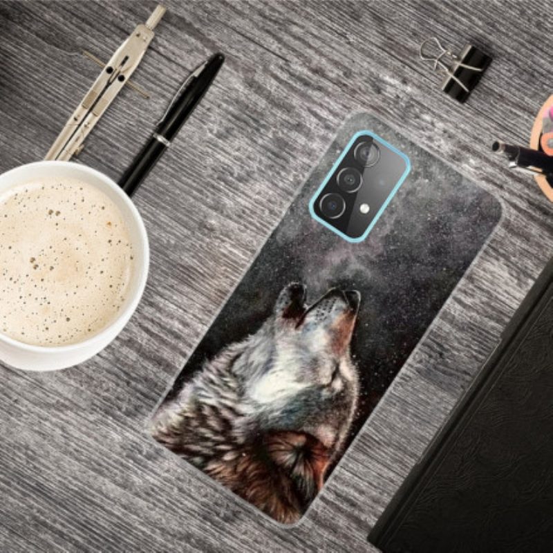 Hoesje voor Samsung Galaxy A32 5G Sublieme Wolf