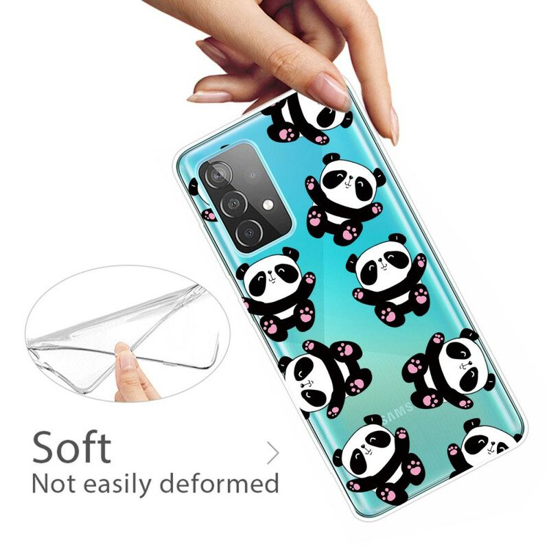 Hoesje voor Samsung Galaxy A32 5G Top Panda's Plezier