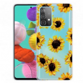 Hoesje voor Samsung Galaxy A32 5G Zonnebloemen