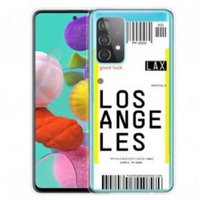 Telefoonhoesje voor Samsung Galaxy A32 5G Instapkaart Naar Los Angeles