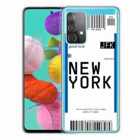 Telefoonhoesje voor Samsung Galaxy A32 5G Instapkaart Naar New York